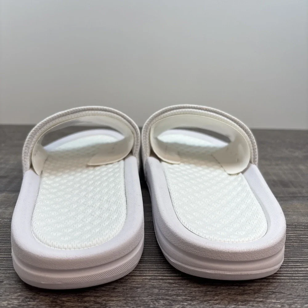 APL Slides Women's 7 BL TechLoom‎ Sandals White/Pastel NEW